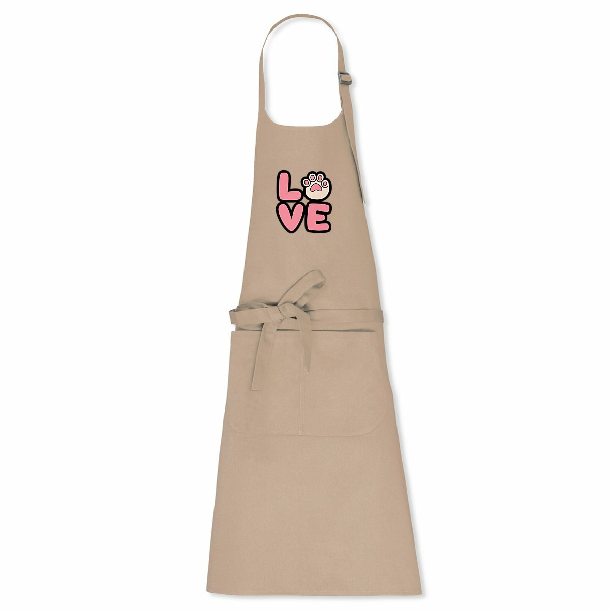 Kawaii Kitty Love Paw Apron