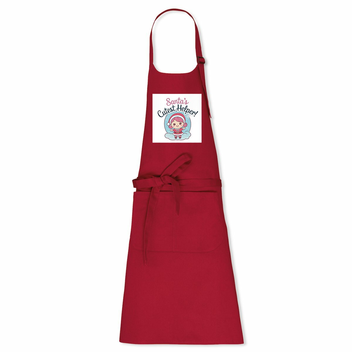 Santa's Cutest Helper Kawaii Christmas Apron