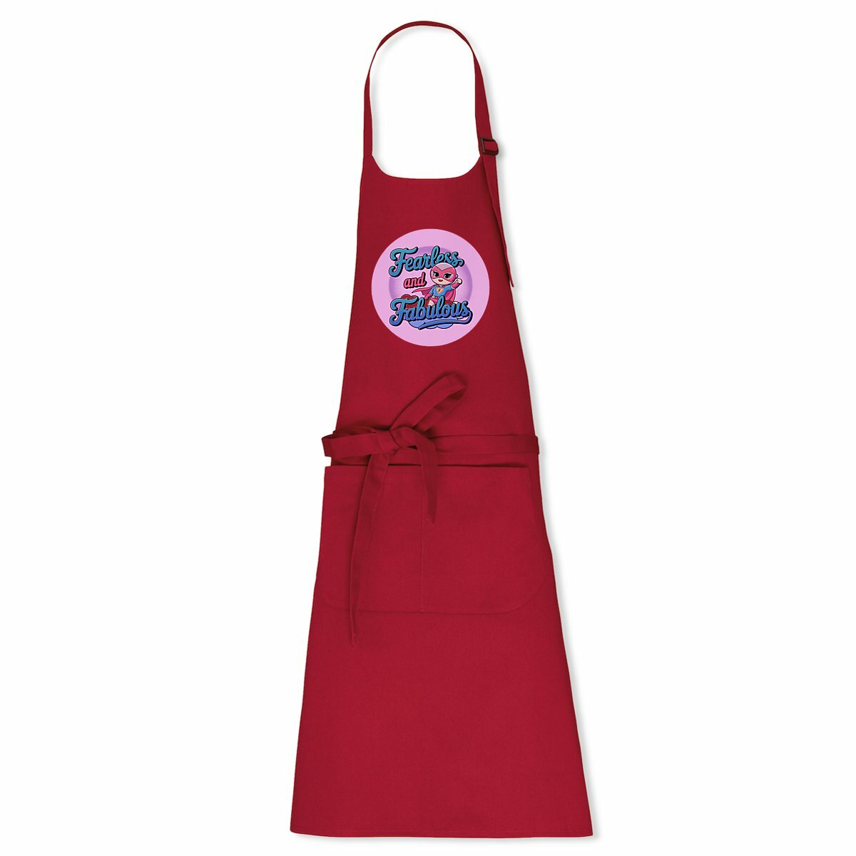 Cute Kawaii Girl Superhero Apron - Fearless and Fabulous