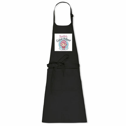 Santa's Cutest Helper Kawaii Christmas Apron