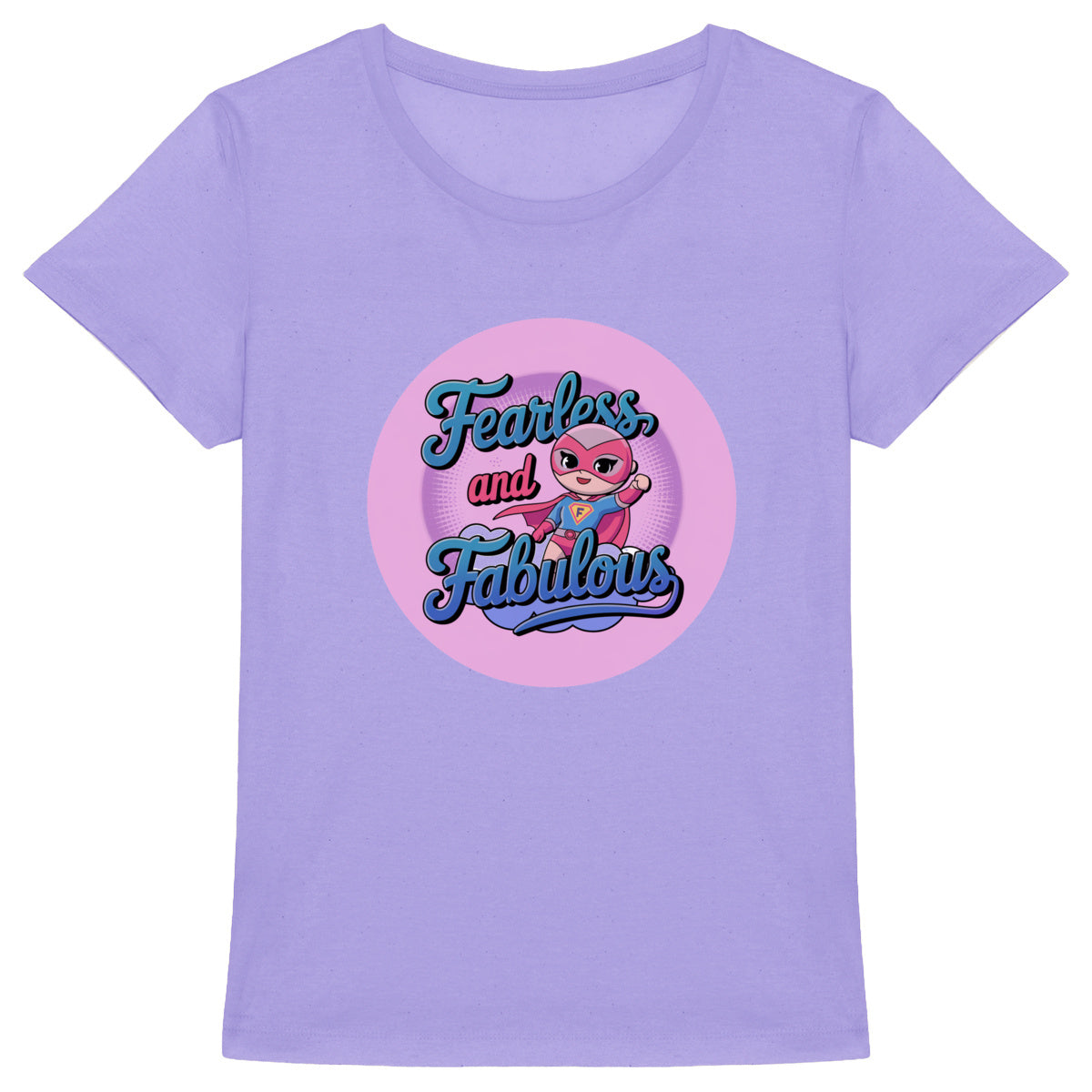 Cute Kawaii Girl Superhero Women’s Tee – Fearless, Fabulous, and Full of Kawaii Vibes!