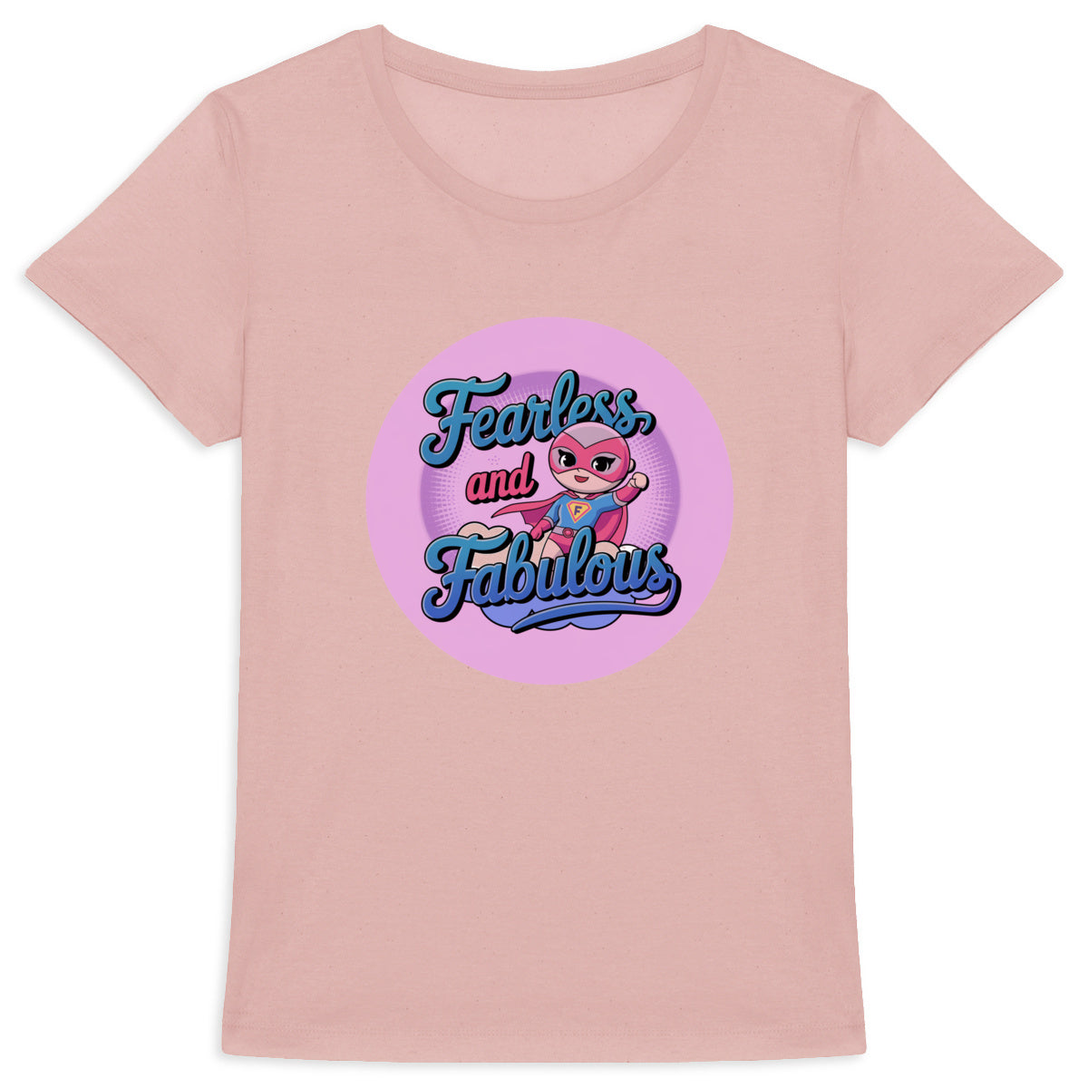 Cute Kawaii Girl Superhero Women’s Tee – Fearless, Fabulous, and Full of Kawaii Vibes!