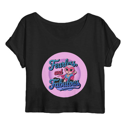 Cute Kawaii Girl Superhero Crop Top – Fearless, Fabulous, and Ready to Slay!