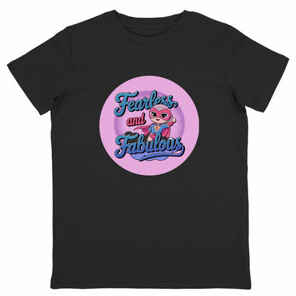 Cute Kawaii Girl Superhero T-Shirt for Kids – Fearless, Fun, and Fabulous!