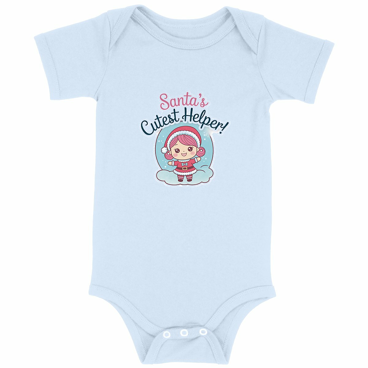 Santa's Cutest Helper Christmas Baby Outfit