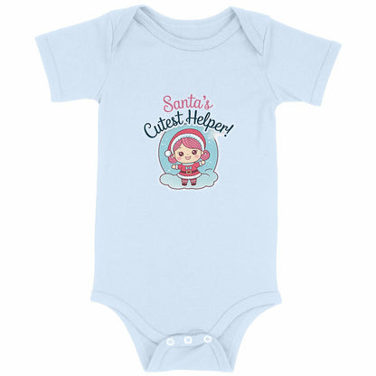 Santa's Cutest Helper Christmas Baby Outfit