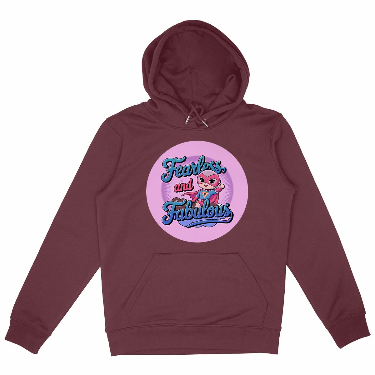 Cute Kawaii Girl Superhero Unisex Hoodie – Fearless, Cozy, and Full of Kawaii Power!