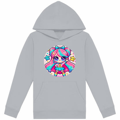 Cute Kawaii Girl Hoodie for Kids – Cozy, Fun & Full of Kawaii Magic!