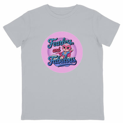 Cute Kawaii Girl Superhero T-Shirt for Kids – Fearless, Fun, and Fabulous!