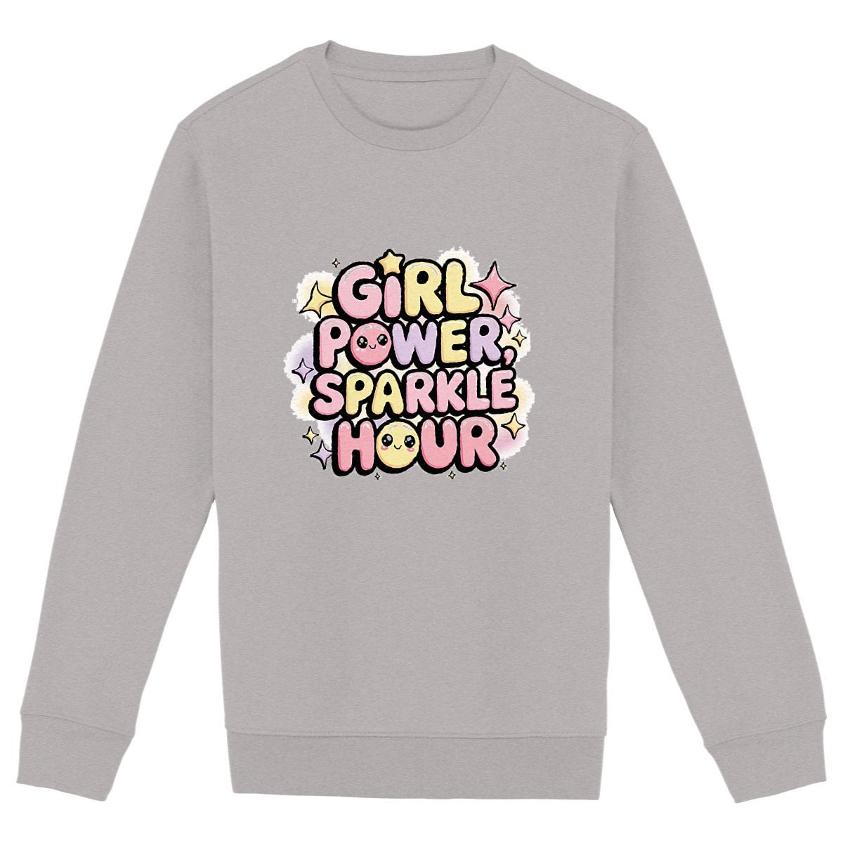 Girl Power Sparkle Hour Sweater Kawaii