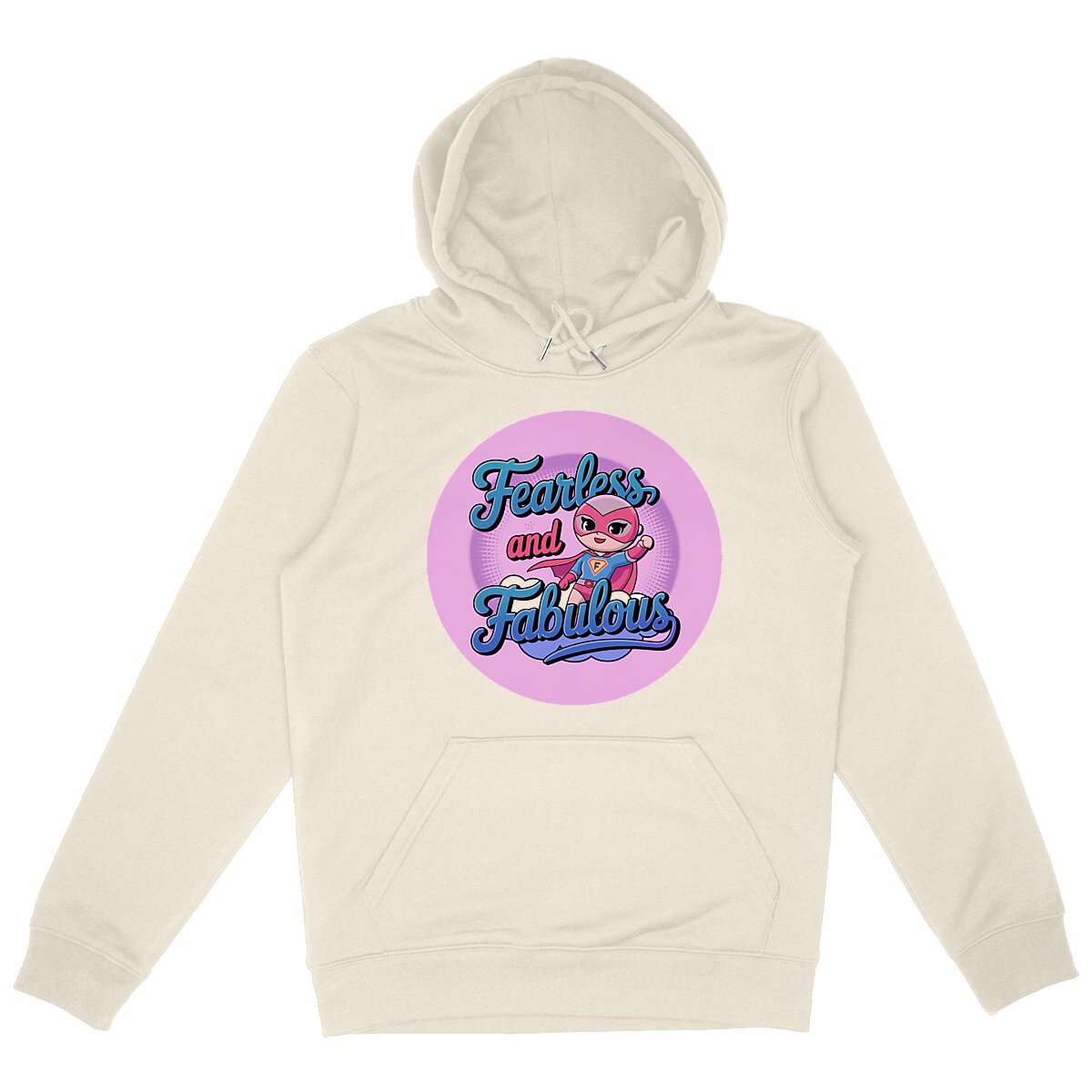 Cute Kawaii Girl Superhero Unisex Hoodie – Fearless, Cozy, and Full of Kawaii Power!