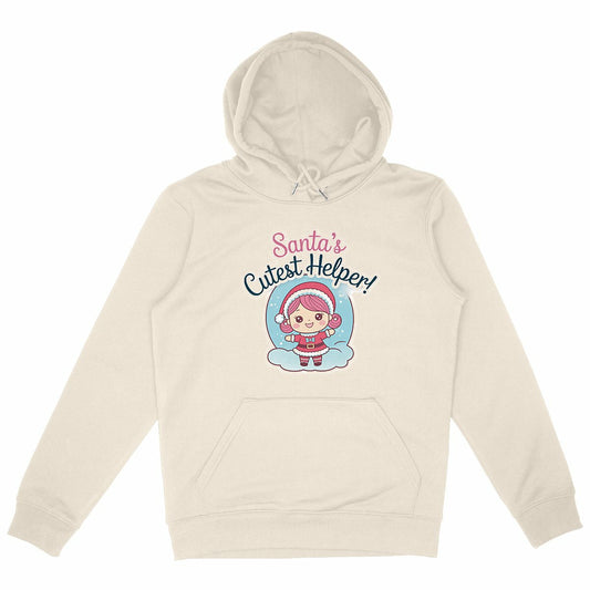 Santa's Cutest Helper Kawaii Christmas Hoodie