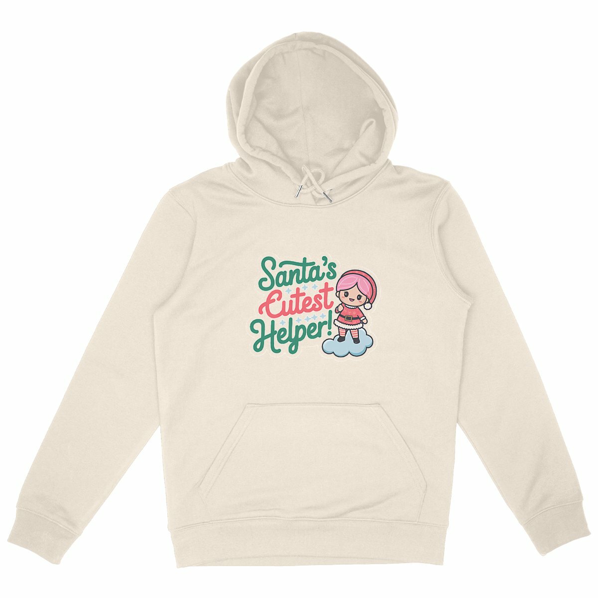 Santa's Cutest Helper Kawaii Christmas Hoodie! ??