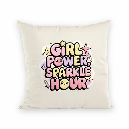 Girl Power Sparkle Hour Kawaii Pillow