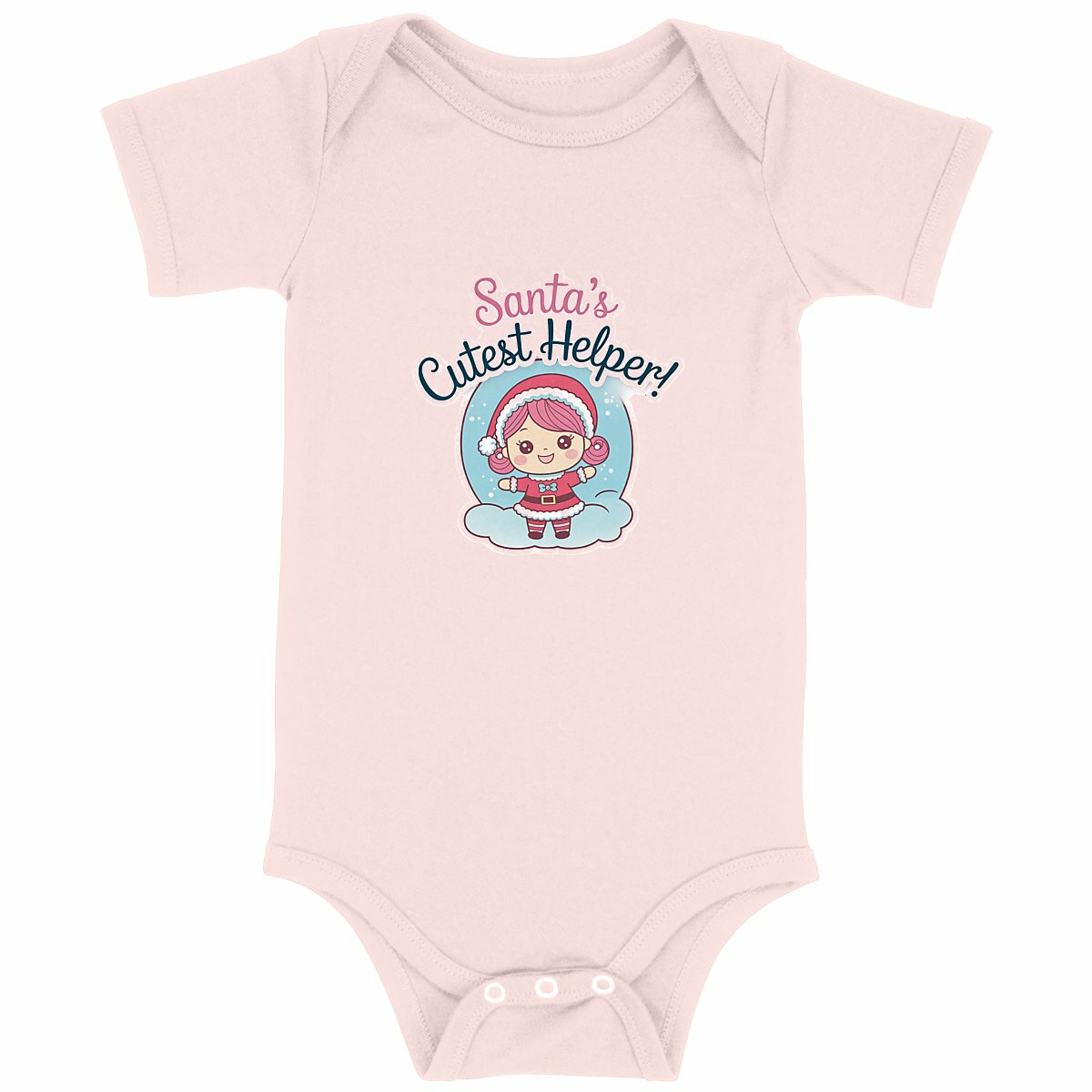 Santa's Cutest Helper Christmas Baby Outfit