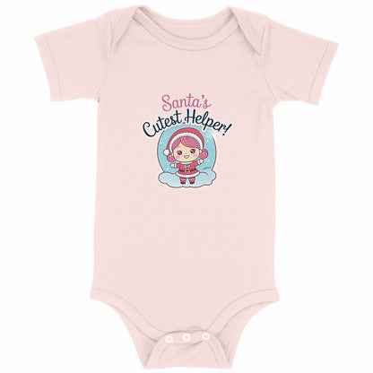 Santa's Cutest Helper Christmas Baby Outfit