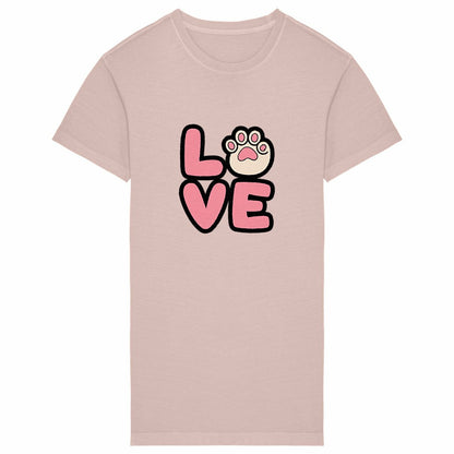 Kawaii Love Kitty Women's T-Shirt Dress