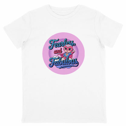 Cute Kawaii Girl Superhero T-Shirt for Kids – Fearless, Fun, and Fabulous!