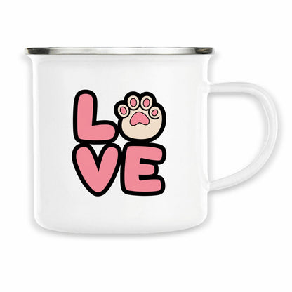 Cat Love Mug Kawaii Style