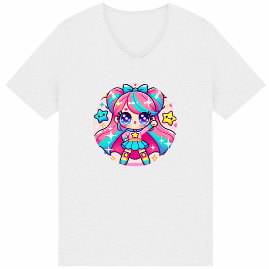 Adorable Kawaii Girl Superhero Shirt