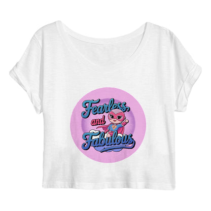 Cute Kawaii Girl Superhero Crop Top – Fearless, Fabulous, and Ready to Slay!