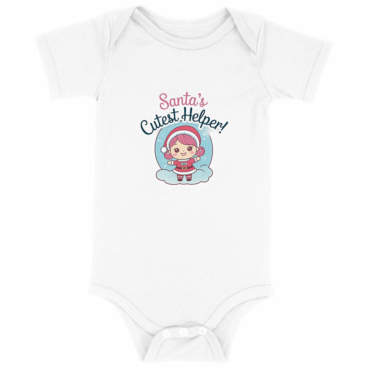 Santa's Cutest Helper Christmas Baby Outfit