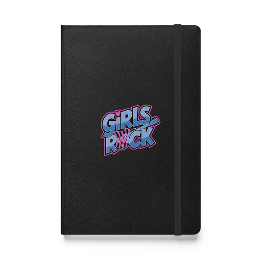 Girls Rock Hardcover bound notebook